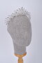 Crystal and Bead Embellished Special Design Bridal Evening Dress Henna Crown