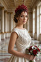 Crystal Frontlet Chain Crown Bridal Wedding Henna and Party Hair Accessory - 3