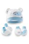 – Cozy Bundle Baby Hat, Mittens & Booties Set - Multicolor - 0M to 6M