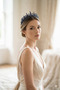 Elegant Bridal Crown Wedding Hair Accessory Stylish Fine Design Bridal Crown Model - 3