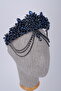 Crystal Frontlet Chain Crown Bridal Wedding Henna and Party Hair Accessory