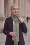 Women's Rami Natural Shawl Plain Minimal Shawl Lightweight Breathable Hijab Shawl - 7