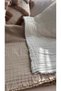 White 100% Cotton Fabric Tasseled Muslin Baby Blanket (with Mouth Wipes as a Gift) - 3