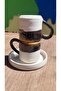 Stoneware Coffee Cup Set of 2 - 3