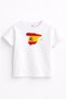 Spain Spirit - Spain Map Flag Printed Kids T-Shirt