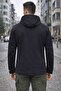 Men's Black Softshell Outdoor Jacket with Detachable Hood, Waterproof - 6