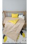 5 Piece Baby Crib Sleeping Set 90X130 Quilt - Cloud Pillow Gift