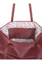 Burgundy Shk272 Zippered, Lined, Shopper Handbag, Arm and Shoulder Bag - 7