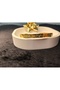 Adjustable Stainless Tarnish-Resistant Ayetel Kürsi Bracelet Premium Steel (Gold) - 6