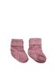 Dried Rose Organic Cotton Folded Unisex Newborn Socks - 5
