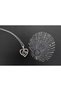 100 Languages I Love You Necklace with Lens Heart Design Zircon Stone Gold & Silver Women's Necklace - 2