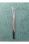Steel Fine Curved Tip Repairer Tweezers Precision Tip Ingrown Hair Tweezers Eyebrow Eyelash Separation Tweezers - 2