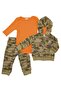 -Hoodie Bodysuit Set - Multicolor, 03M to 24M