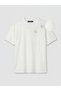 Nevavm Women's 100% Cotton T-Shirt with Floral Appliqué - 5