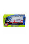 Vardem Metal Toy Ambulance - Die-Cast Rescue Vehicle with Pull-Back Feature and Openable Rear Door - 7