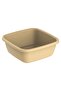 12 L Square Basin, Ivory - 3