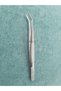 Steel Fine Curved Tip Repairer Tweezers Precision Tip Ingrown Hair Tweezers Eyebrow Eyelash Separation Tweezers - 3