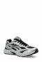 Men's Silver Gray Sneakers - Retro Running and Walking Shoes with Metallic Detail - 3