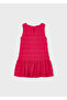 Knitted Dress for Ages 4-10 - Red - 2