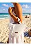 Midi Length Days of Vacation Straw Beach Bag - 2