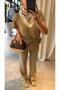 Knitwear Blouse Pants Set - 2