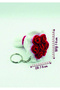 Handmade Knitted Rose Bouquet Keychain – Amigurumi Flower, Bag & Keychain Accessory - 2
