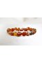 Agate Stone Bracelet / Red Agate Natural Stone Bracelet - 2