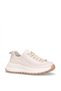 D26Ya-3905 Women's Genuine Leather Casual Shoes Cream - 2