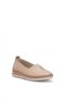 9042 Women's Genuine Leather Casual Shoes Beige - 2