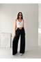 Women's Bridge Detailed Belted Palazzo Trousers