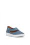 Elit 26Yslnvt01C Women's Genuine Leather Casual Shoes Blue - 4