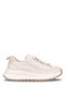 D26Ya-3905 Women's Genuine Leather Casual Shoes Cream