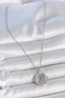 Stylish 316L Steel Silver Color Chain Moon Sun Model Zircon Stone Detail Women's Necklace Teachers Mothers Love - 2