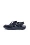 Knitted Rope Detailed Casual and Beach Black Men's Sports Sandals - 2