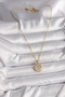 Stylish 316L Steel Gold Color Chain Zircon Stone Heart Model Women's Necklace Teachers Mothers Valentine's Day - 2