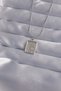 Stylish 316L Steel Chain Silver Color Zircon Stone Moon Star Figured Tarot Necklaceteachers Mothers Lovers