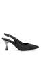 26By151.226T Women's Stoned Classic Heeled Shoes Black