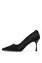 Elit Pm221 K7455 Women's Stoned Classic Heeled Shoes Black - 3