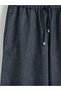 Elastic Waist Wideleg Fit Women's Jean Trousers - 7