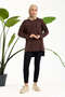 Women's Premium Modal Fabric Oversized Tunic – Soft-Textured Relaxed Fit Casual Hijab Top - 2