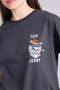 Tom & Jerry Printed Anthracite Women's T-Shirt G5026Ax/Ar191 - 3
