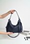 Women's Shoulder Bag with Loose Ring Detail, Lined, for Daily Use - 5