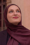 Women's Rami Natural Shawl Plain Minimal Shawl Lightweight Breathable Hijab Shawl - 2