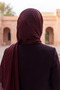 Women's Rami Natural Shawl Plain Minimal Shawl Lightweight Breathable Hijab Shawl - 5