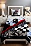 Spirit of the Race Patterned Single Baby Kids Pique Set
