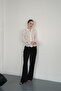 Embroidered Lace Shirt - Cream |   F2081 - 3