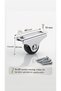 Metal Fixed Mini Wheel Set 20 mm – Screw-On Furniture Caster with 240 kg Carrying Capacity - Caster - 5