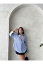 Striped Linen Shirt - Dark Blue |   F1917 - 2
