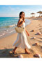 Midi Length Days of Vacation Straw Beach Bag - 3