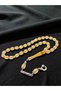 Phosphorescent Barley Cut Powdered Amber Prayer Beads Yellow Rosary - 2